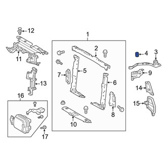 Toyota OE - Front Hood Stop Buffer