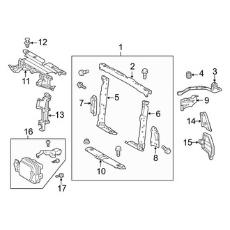 Toyota OE - Radiator Support (Japan Built)