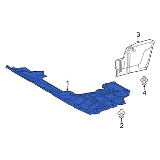 Toyota OE - Front Radiator Support Splash Shield