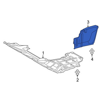 Toyota OE - Front Right Fender Splash Shield