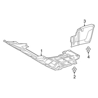 Toyota OE - Radiator Support - Splash Shields (Japan Built)