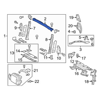 Toyota OE - Front Upper Radiator Support Tie Bar