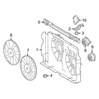 Toyota OE - Cooling Fan (Hybrid Limited / Hybrid XLE)