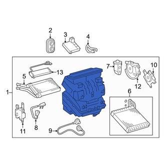 Toyota OE - HVAC Unit Case Assembly