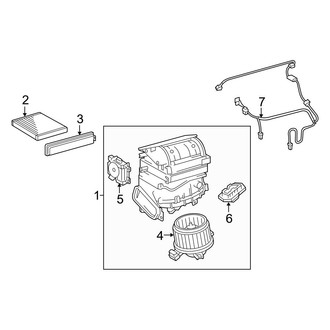 Toyota OE - Air Conditioner & Heater - Blower Motor & Fan