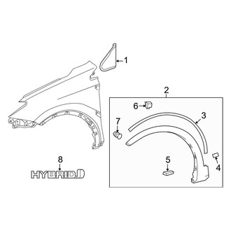 Toyota OE - Fender - Exterior Trim