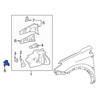 Toyota OE - Right Fender Brace