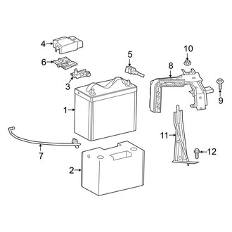 Toyota OE - Electrical - Battery (Conventional), (Hybrid Limited / Hybrid XLE)