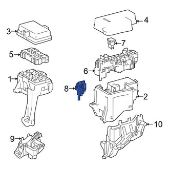Toyota OE - Left Fuse Box Cover