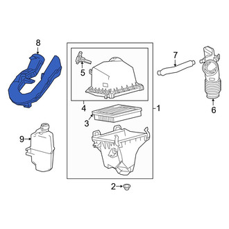 Toyota OE - Front Engine Air Intake Hose