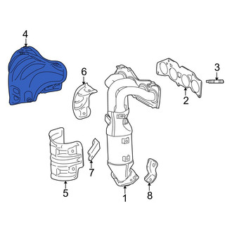 Toyota OE - Upper Exhaust Manifold Heat Shield