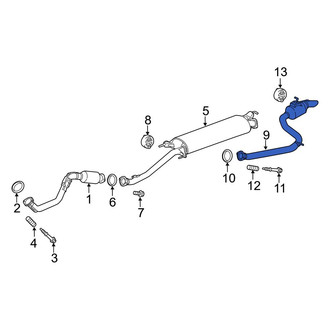 Toyota OE - Exhaust Tail Pipe