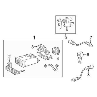 Toyota OE - Emission System - Emission Components