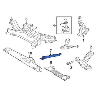 Toyota OE - Right Suspension Crossmember Reinforcement