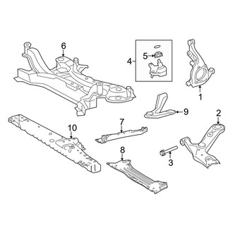 Toyota OE - Front Suspension - Suspension Components