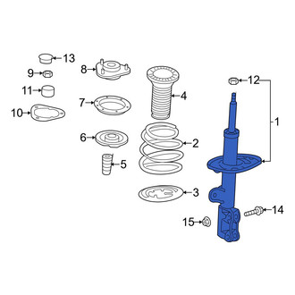 Toyota OE - Front Left Suspension Strut