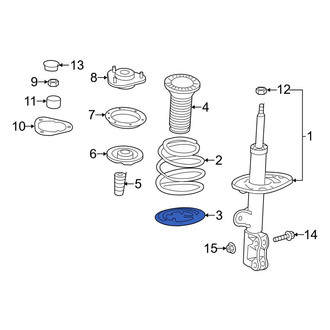 Toyota OE - Lower Coil Spring Insulator