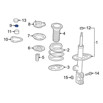 Toyota OE - Suspension Strut Mount Nut