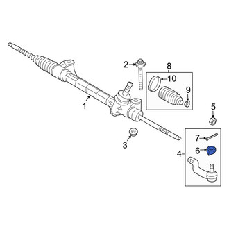 Toyota OE - Steering Tie Rod Nut