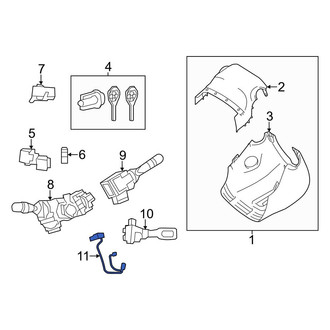 Toyota OE - Steering Column Wiring Harness