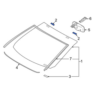 Toyota OE - Windshield Spacer