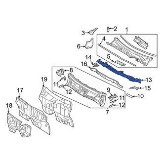 Toyota OE - Cowl Grille Panel