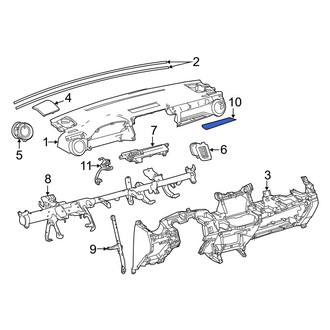 Toyota OE - Glove Box Mat
