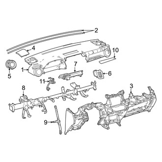 Toyota OE - Instrument Panel (FULL HYBRID EV-GAS (FHEV) / Gas)