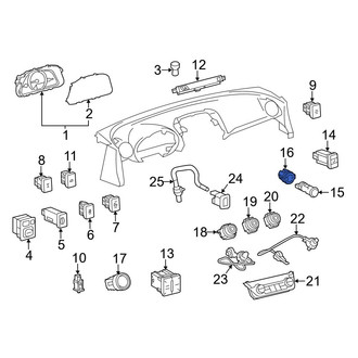 Toyota OE - 12 Volt Accessory Power Outlet Cover