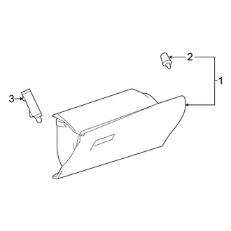 Toyota OE - Instrument Panel - Glove Box (FULL HYBRID EV-GAS (FHEV) / Gas)