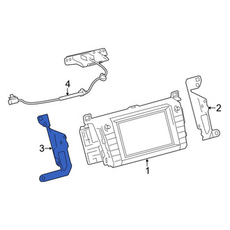 Toyota OE - Left GPS Navigation System Bracket