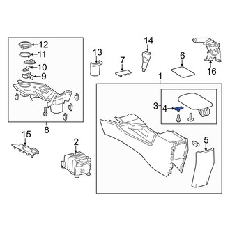 Toyota OE - Center Console Latch