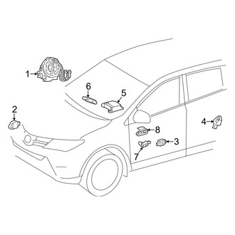 Toyota OE - Restraint Systems - Air Bag Components (Modules & Sensors)