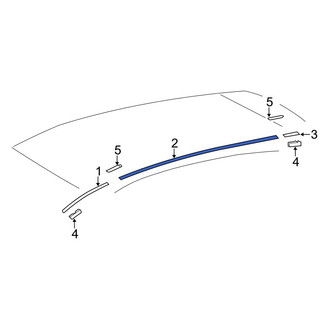 Toyota OE - Center Roof Drip Molding