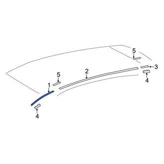 Toyota OE - Front Left Roof Drip Molding