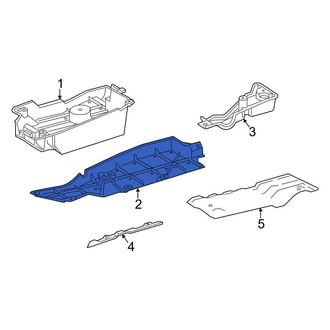 Toyota OE - Front Left Floor Pan Splash Shield