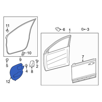Toyota OE - Front Left Door Water Deflector