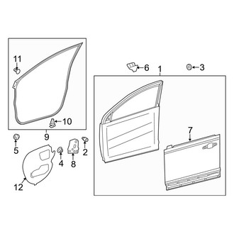 Toyota OE - Front Door - Door & Components