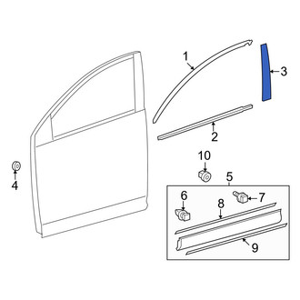 Toyota OE - Front Left Door Applique