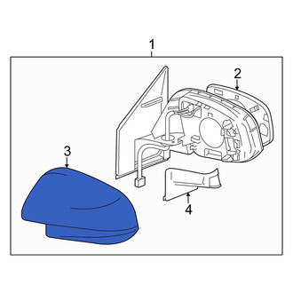 Toyota OE - Front Right Door Mirror Cover