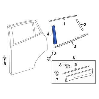Toyota OE - Rear Left Door Applique
