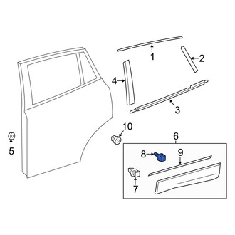 Toyota OE - Door Molding Bolt