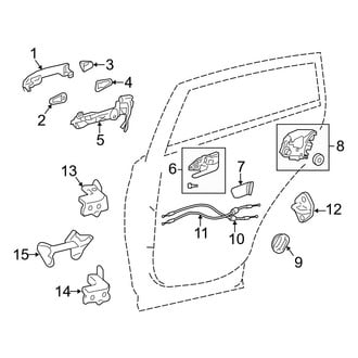 Toyota OE - Rear Door - Lock & Hardware