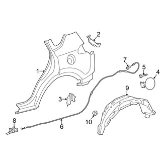 Toyota OE - Quarter Panel & Components (Japan Built), (FULL HYBRID EV-GAS (FHEV) / Gas)