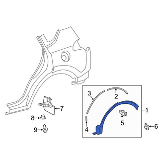 Toyota OE - Rear Left Forward Wheel Arch Molding