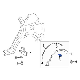 Toyota OE - Wheel Arch Molding Clip