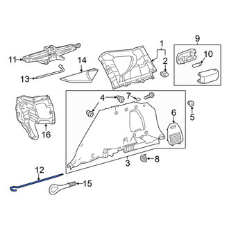 Toyota OE - Floor Jack Handle