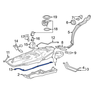 Toyota OE - Fuel Tank Vent Hose