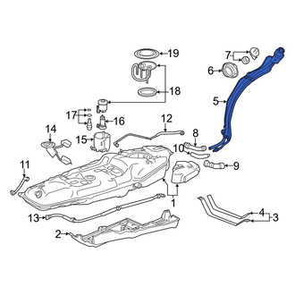 Toyota OE - Upper Fuel Tank Filler Neck