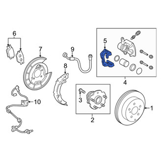 Toyota OE - Front Left Disc Brake Caliper Bracket